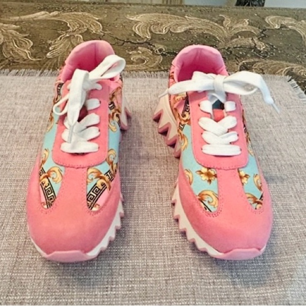 Liliana Pink and Blue Athletic Shoes.NWOT
